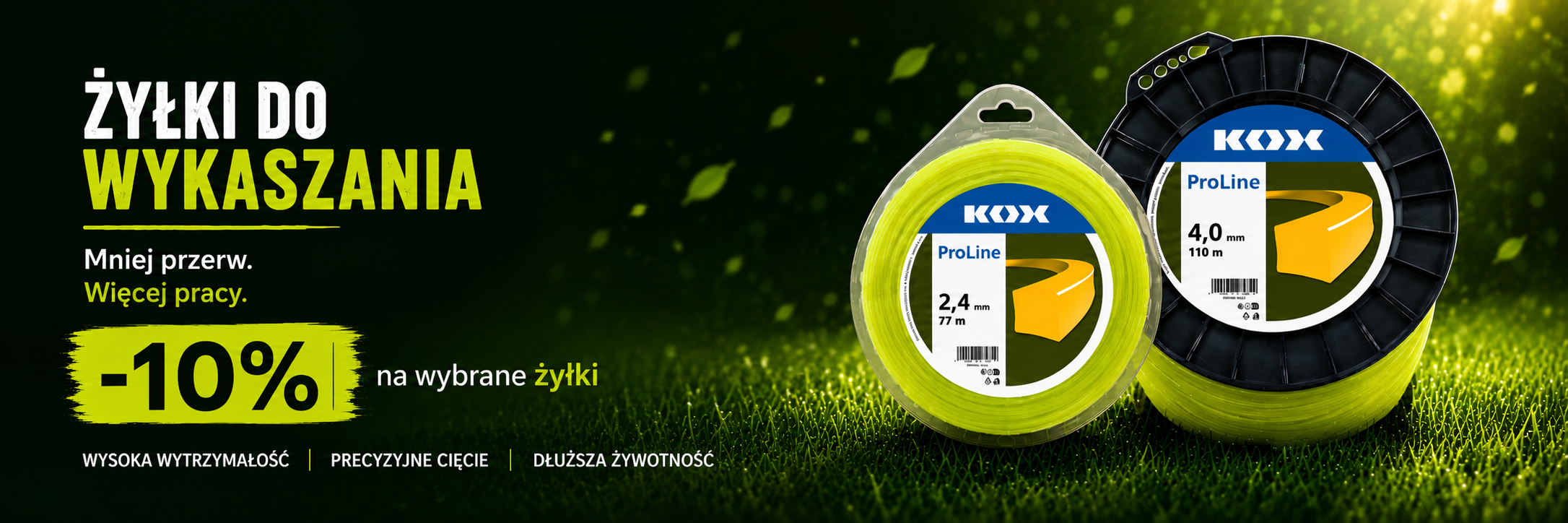 Żyłki do wykaszania